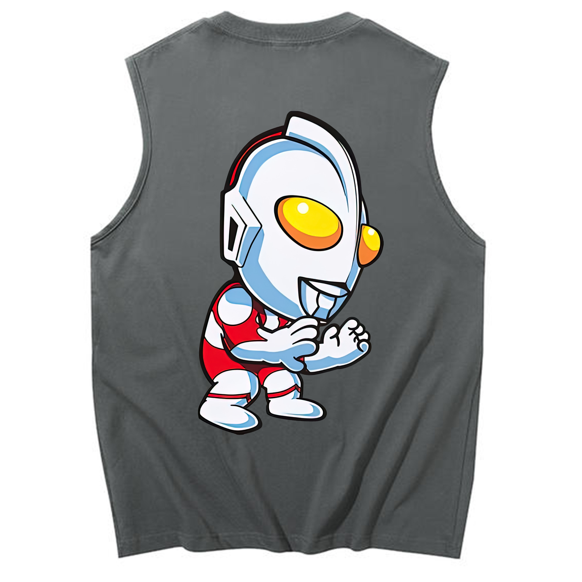 （画像用） ウルトラマン Ultraman コットン100％タンクトップ（背面プリント）